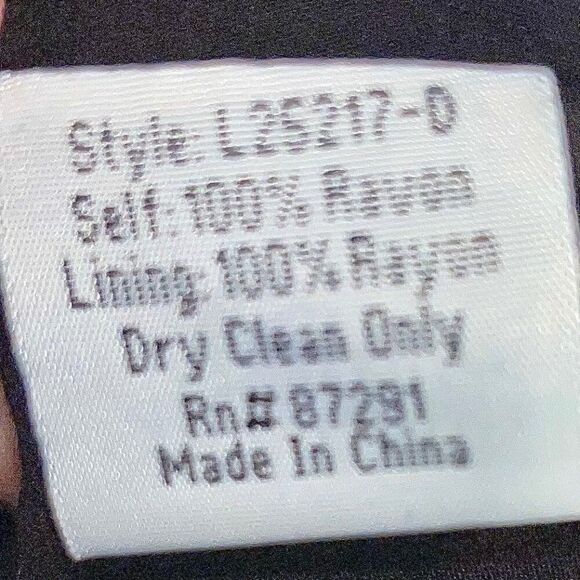 Love Johnny Was Dark Floral Lace Women's Blouse Rayon Romantic L - Picture 10 of 10